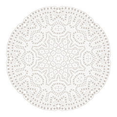 Mandala. Ethnicity round ornament. Ethnic style. Elements for invitation card. Oriental circular pattern, lace background. Cards,brochures,covers. Arabic,Islamic,asian,indian native african motifs.