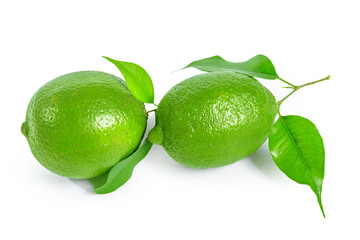 Lime isolated on white background