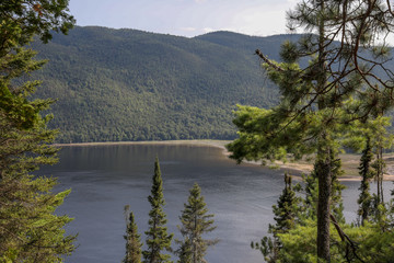 View of the Saguenay fjord in Canada