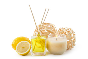 Fragrance sticks or bottle Scent diffuser with Lemon