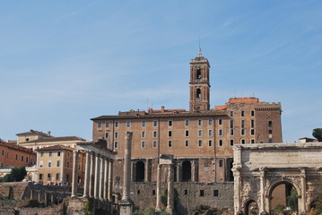 Obraz premium I Fori Imperiali, Roma, Italia