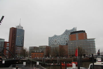 Obraz premium Panoramic view Hamburg