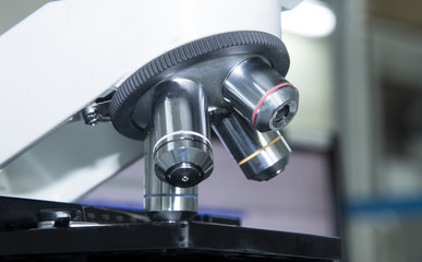 microscope objective leans.