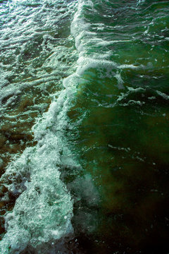 Fototapeta Green waves