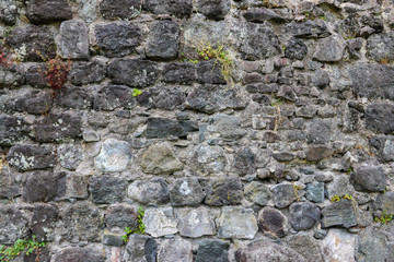 Background of the old stone wall