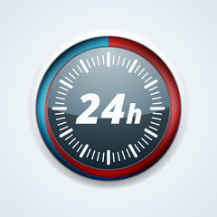 24 hour Support Delivery button illustration