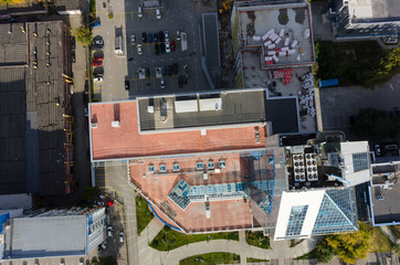 Gazprom building and Respubliki street. Tyumen