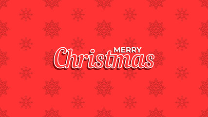 Fototapeta na wymiar Merry Christmas background. Template for poster, banner or web. Vector illustration
