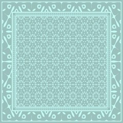 Obraz premium Design of a Geometric Flower Pattern. vector.