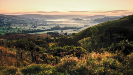 View Towards Castleton From Surprise View, Derbyshire