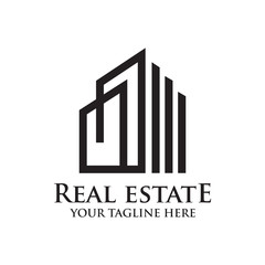Real Estate Logo Design Vector EPS 10