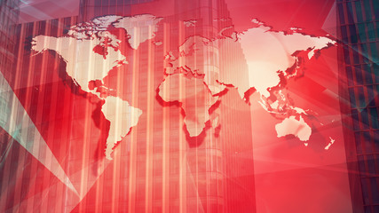 Fototapeta premium London business architecture financial world news