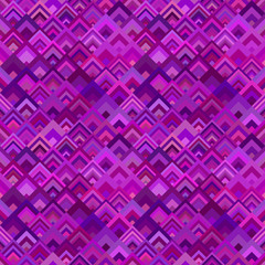 Purple geometric diagonal square mosaic tile pattern background - seamless design