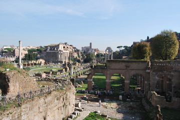 Obraz premium I Fori Imperiali, Roma, Italia