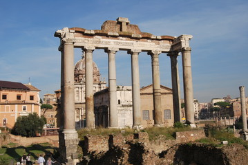 Fototapeta na wymiar I Fori Imperiali, Roma, Italia