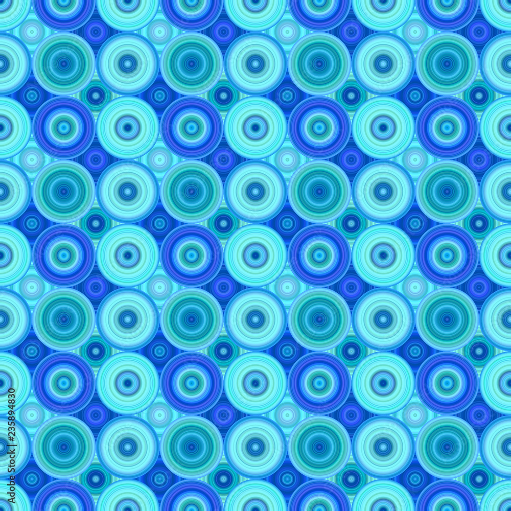 Poster geometrical abstract concentric circle pattern - vector background graphic