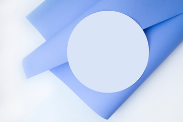 Background of shape and geometry. Colored background decorations with paper.