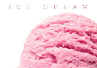 Strawberry ice cream