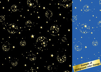 Pattern swatch, Cluster of stars