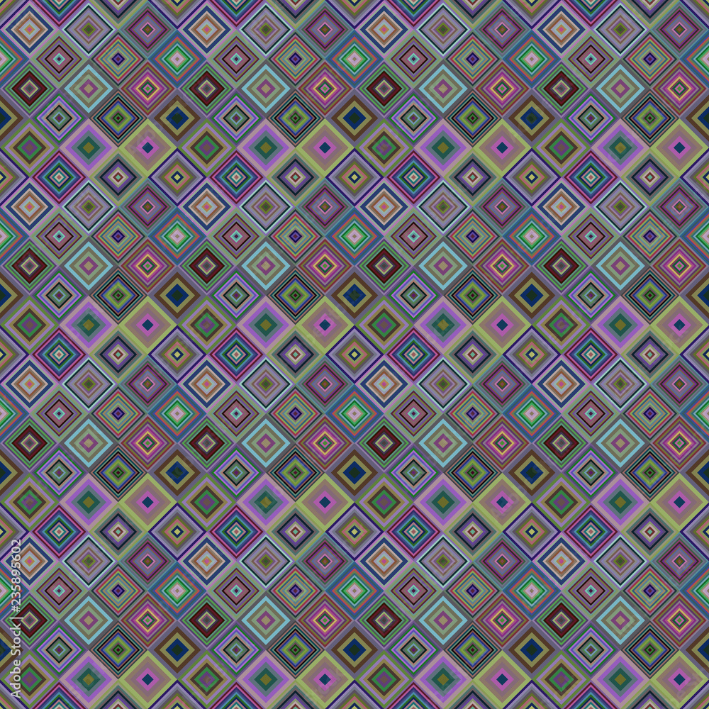 Poster geometrical diagonal square mosaic pattern background - vector graphic design