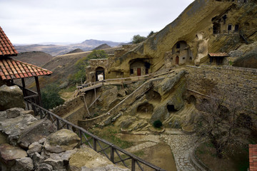 Kakheti Region, Georgia. David Gareja monastery and caves. © konik60