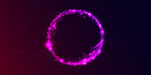 Circle Flash Purple