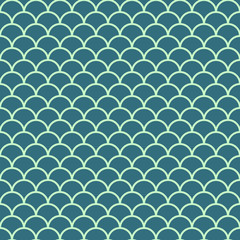 fish scale seamless pattern