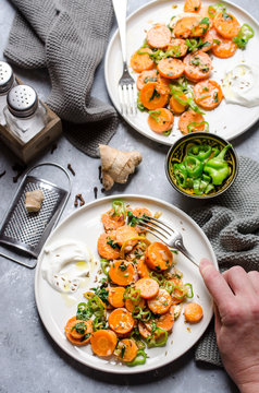 Moroccan carrot salad