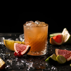 Orange juice background