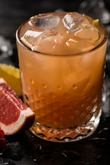 Orange juice background