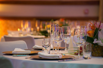 Festive table setting example