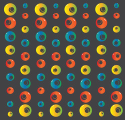Naklejka premium abstract background with colorful circles