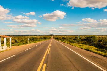 Estrada do sertão nordestino