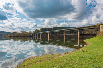 Brücke über den Biggestausee