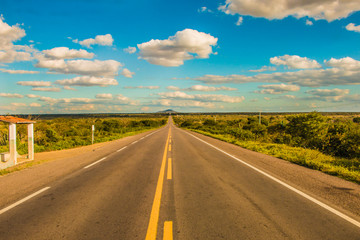 Estrada do sertão nordestino