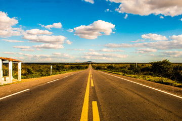 Estrada do sertão nordestino