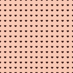 vector seamless background. Heart pattern.