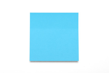 Blue sticky note