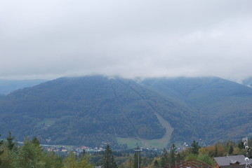 panorama na Beskid Śląski