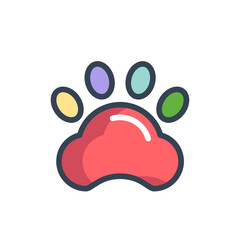 zoology icon vector with fill outline style