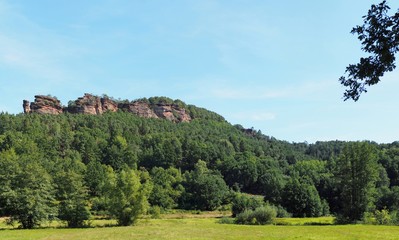 Obraz premium Dahner Felsenland