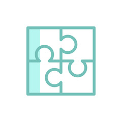 logic icon vector with shadow style