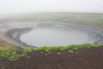 Solfatare und Fumarolen im Krýsuvík-Seltun-Geothermalgebiet / Reykjanes-Halbinsel - Süd-West-Island