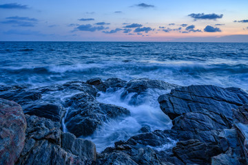 Smooth wave at the beach (thailand )
