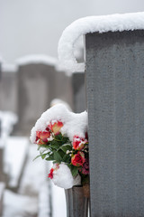 Friedhof im Winter