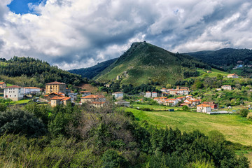 Fototapeta na wymiar landscape in the basque country