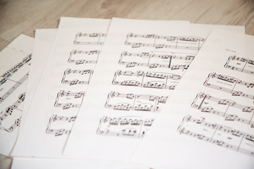 Fototapeta premium spartito musicale