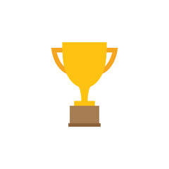 Trophy cup graphic design template vector illustration