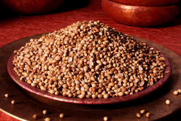 BOWL OF CORIANDER SEEDS