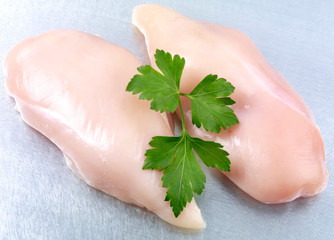 TWO FRESH CHICKEN BREASTS